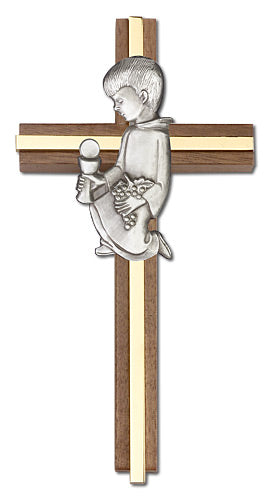 Communion Boy Wall Cross