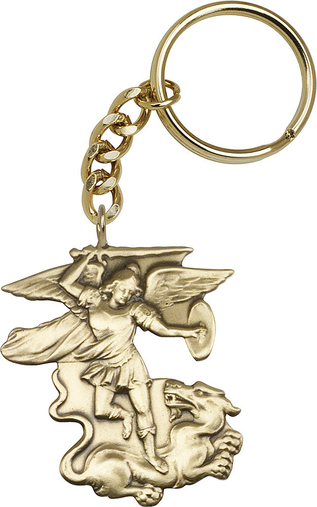 Saint Michael the Archangel Keychain