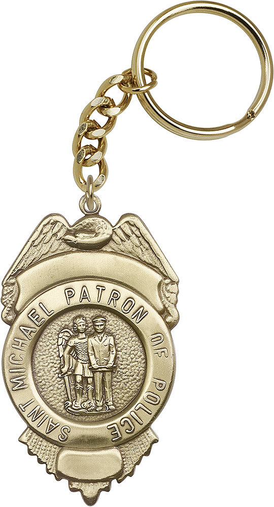Saint Michael the Archangel Keychain