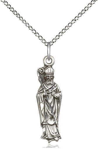 Saint Patrick Pendant - 18" Chain Necklace