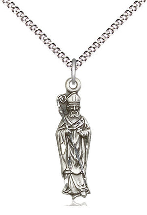 Saint Patrick Pendant - 18" Chain Necklace