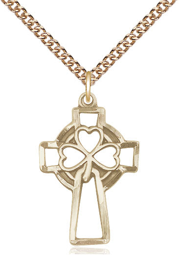 Shamrock Cross Pendant