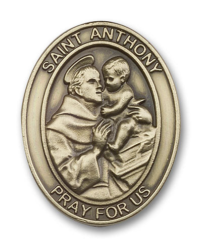 Saint Anthony Visor Clip