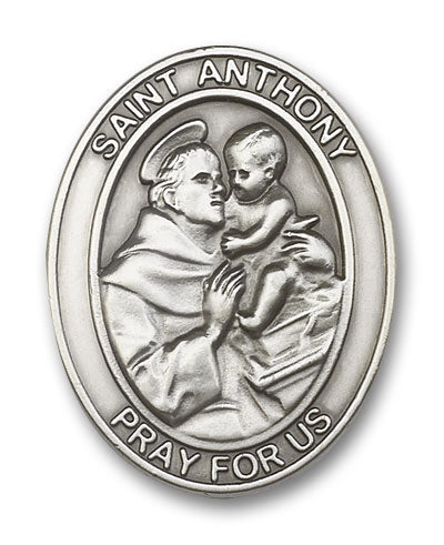 Saint Anthony Visor Clip