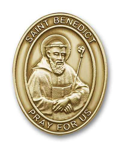Saint Benedict Visor Clip