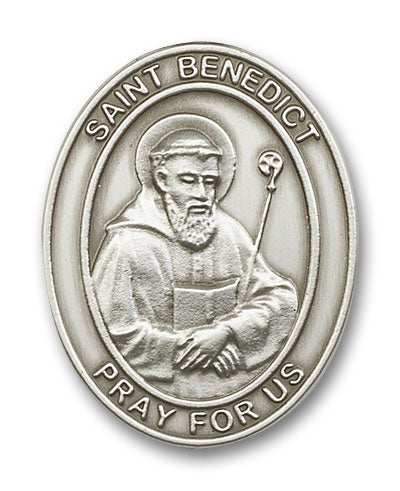 Saint Benedict Visor Clip