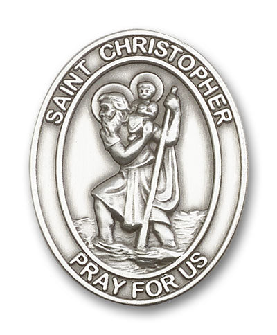 Saint Christopher Visor Clip