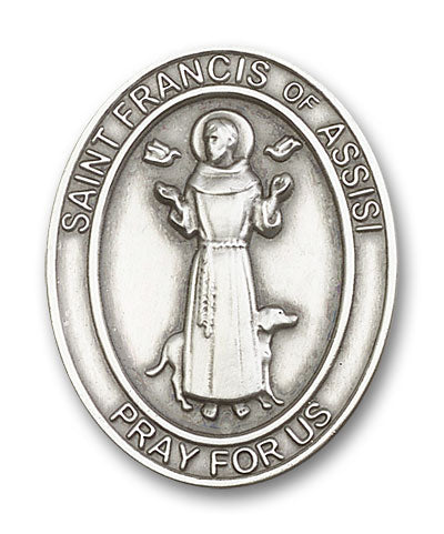 St Francis of Assisi Visor Clip