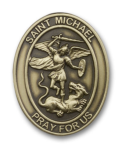 Saint Michael the Archangel Visor Clip