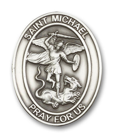 Saint Michael the Archangel Visor Clip