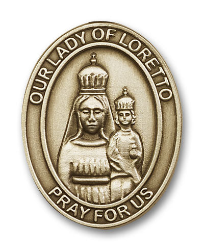 Our Lady of Loretto Visor Clip