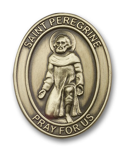 Saint Peregrine Visor Clip
