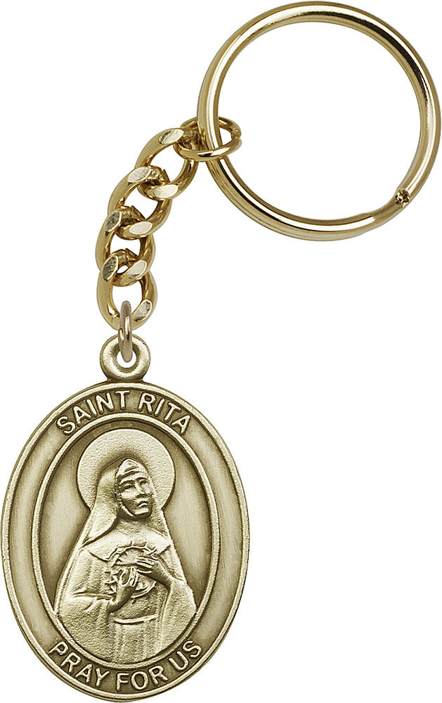 Saint Rita of Cascia Keychain