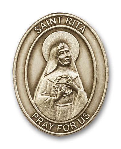 Saint Rita of Cascia Visor Clip