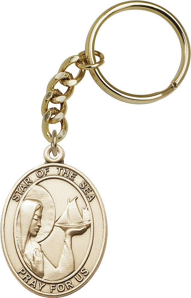 Our Lady Star of the Sea Keychain