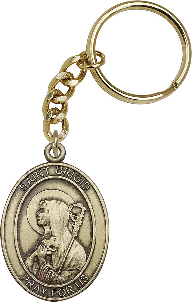 Saint Brigid of Ireland Keychain