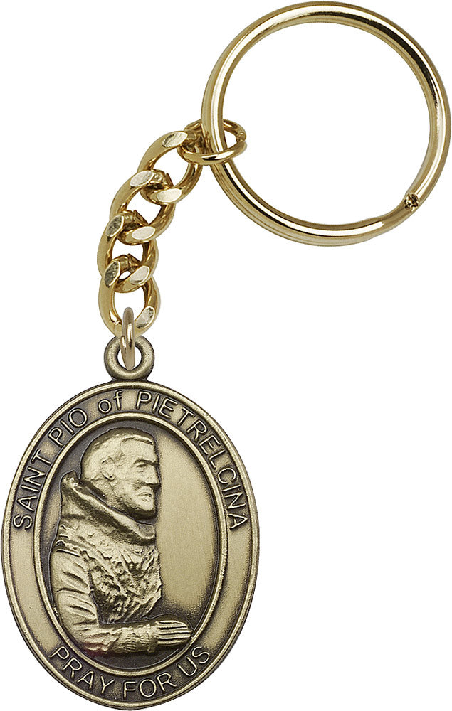 Saint Pio of Pietrelcina Keychain