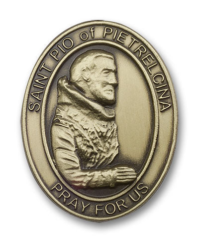 St Pio of Pietrelcina Visor Clip