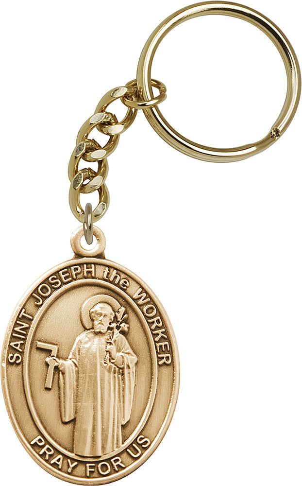 Saint Joseph the Worker Keychain