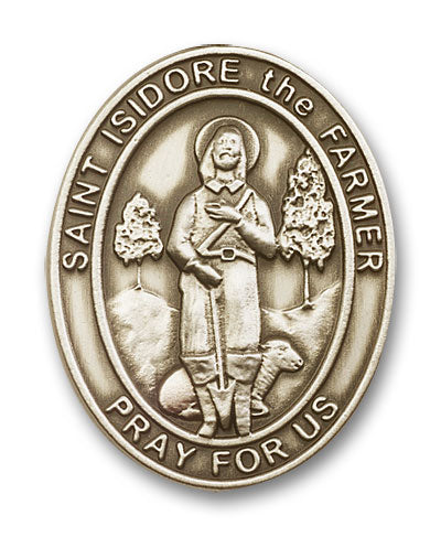 St Isidore the Farmer Visor Clip