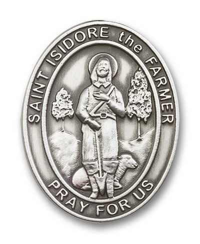 St Isidore the Farmer Visor Clip