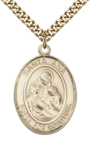 Santa Ana Pendant - 24" Chain Necklace