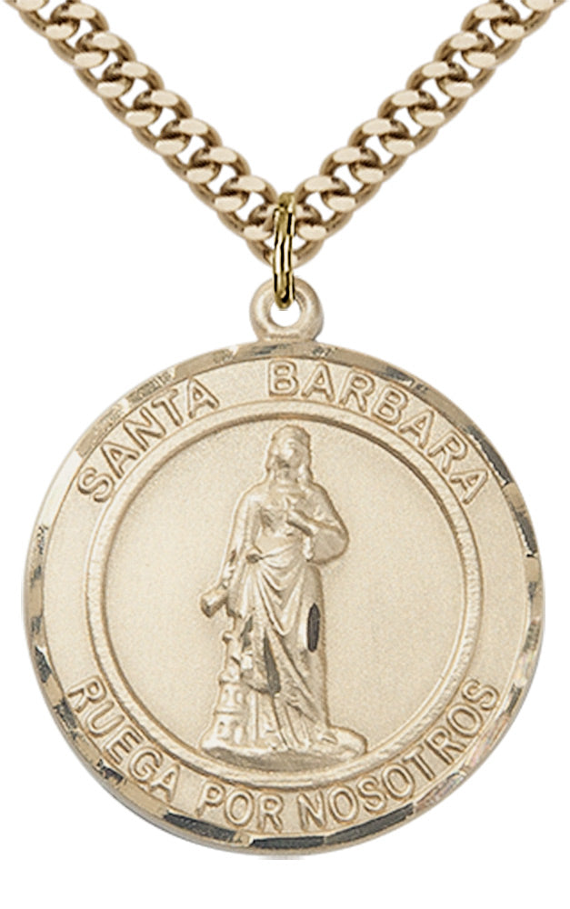 Santa Barbara Pendant - 24" Chain Necklace