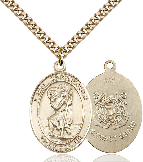 Saint Christopher Coast Guard Pendant