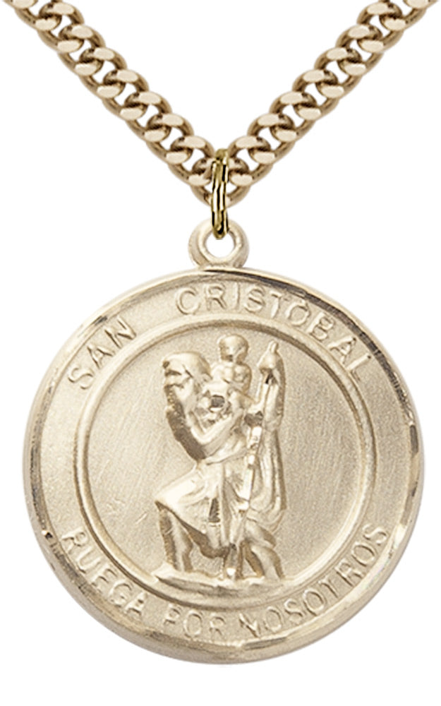 San Cristobal Pendant - 24" Chain Necklace