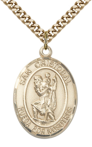 San Cristobal Pendant - 24" Chain Necklace