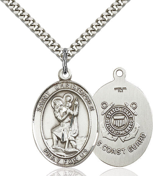 Saint Christopher Coast Guard Pendant