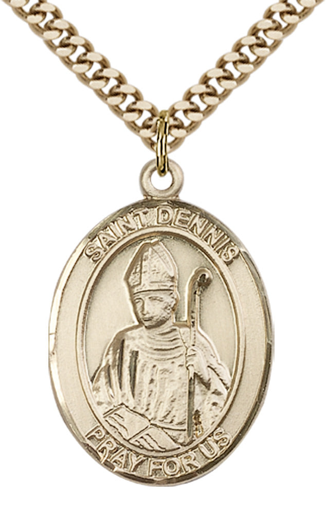 Saint Dennis Pendant - 24" Chain Necklace