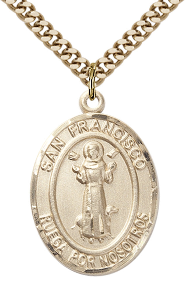 San Francis Pendant - 24" Chain Necklace