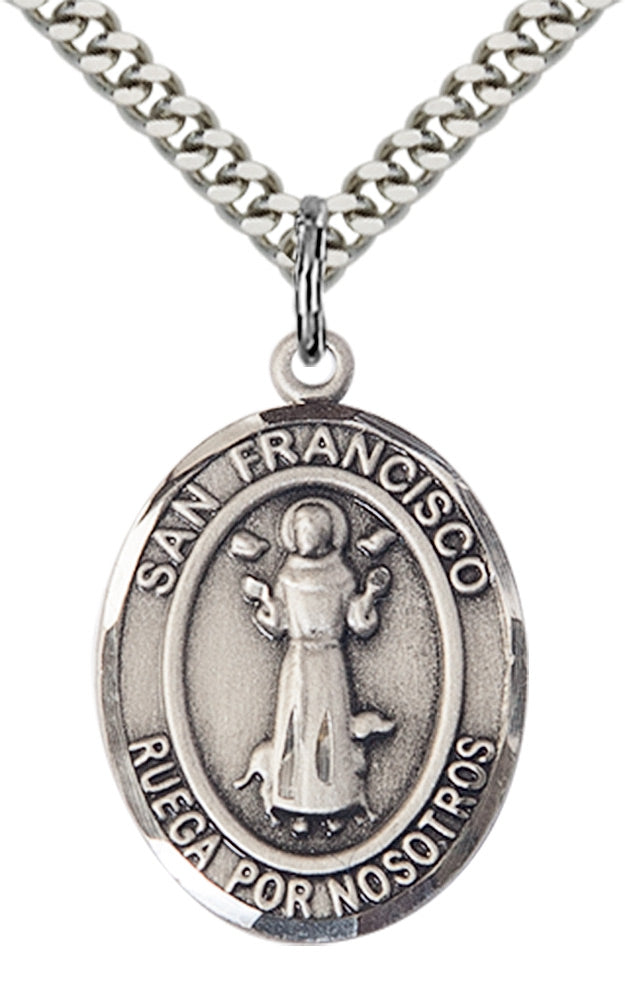 San Francis Pendant - 24" Chain Necklace