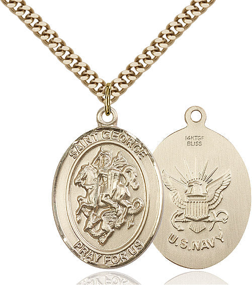 Saint George Navy Pendant