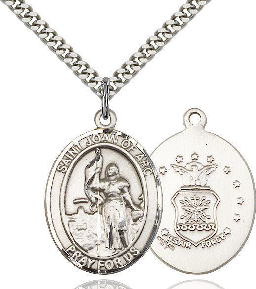Saint Joan of Arc Air Force Pendant