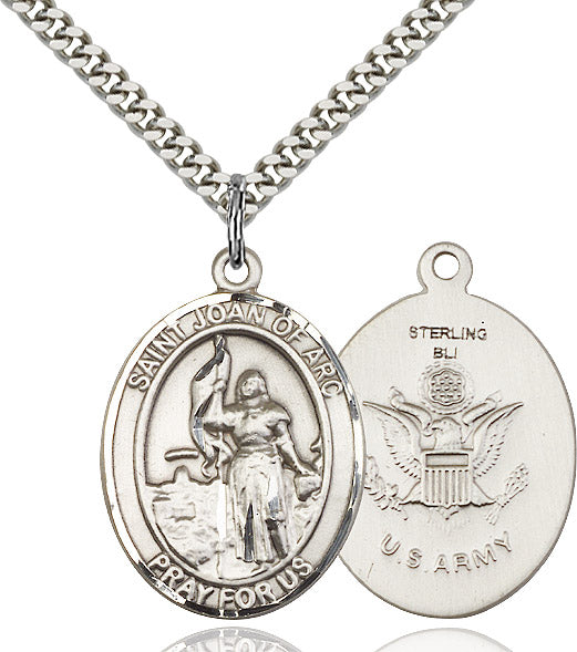 Saint Joan of Arc Army Pendant