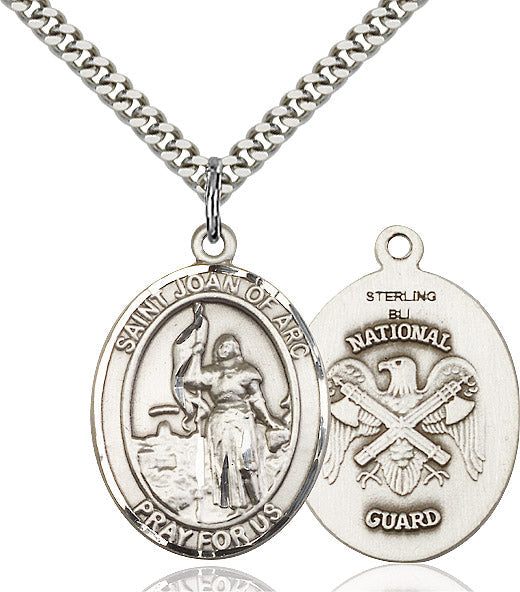 Saint Joan of Arc National Guard Pendant