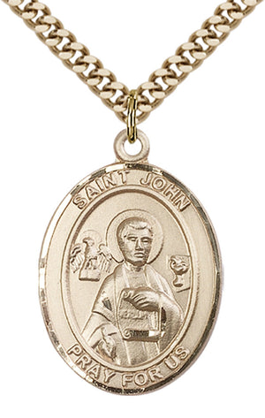 Saint John the Apostle Pendant - 24" Chain Necklace