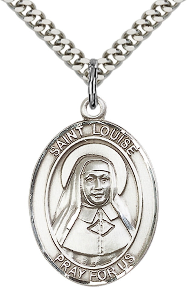 Saint Louise de Marillac Pendant - 24" Chain Necklace