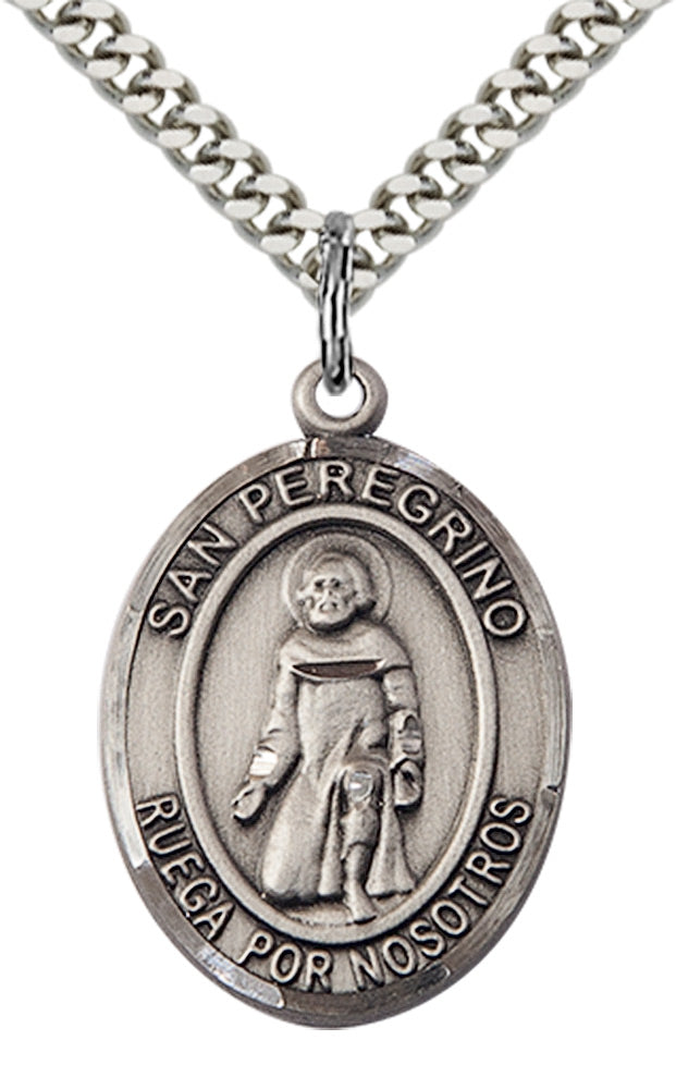 San Peregrino Pendant - 24" Chain Necklace