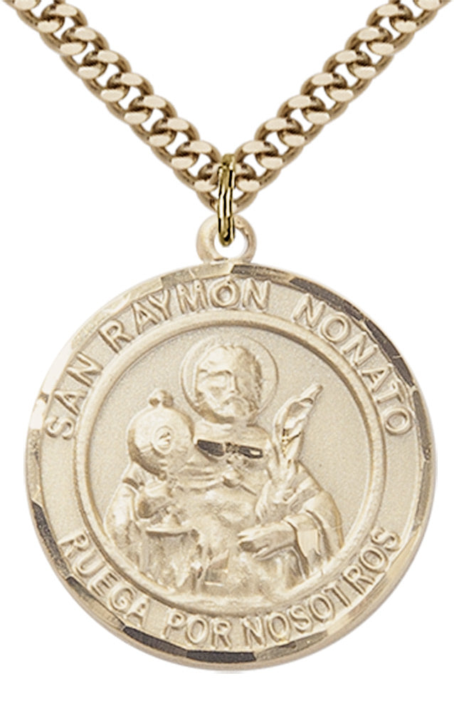 San Ramon Nonato Pendant - 24" Chain Necklace