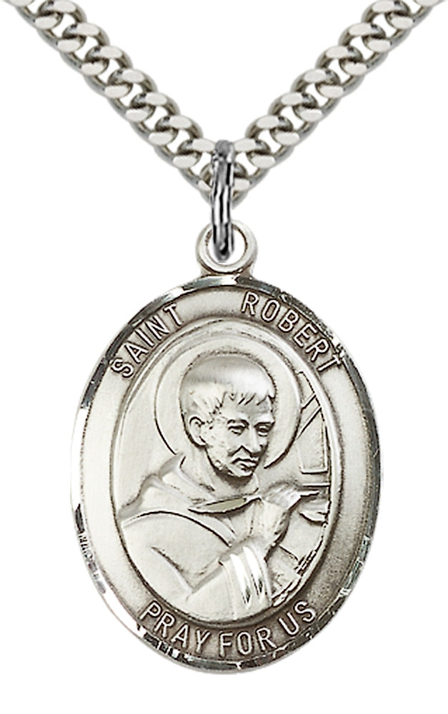 Saint Robert Bellarmine Pendant - 24" Chain Necklace