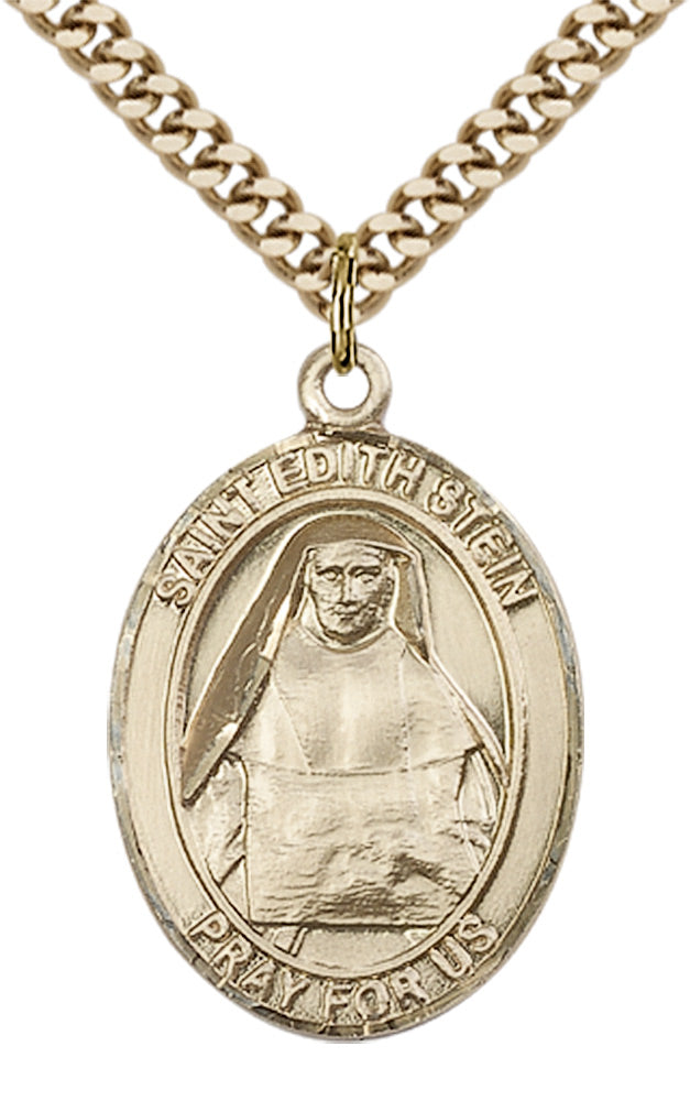 Saint Edith Stein Pendant - 24" Chain Necklace