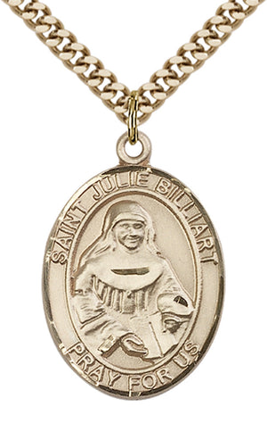 Saint Julie Billiart Pendant - 24" Chain Necklace