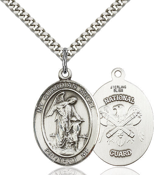 Guardian Angel National Guard Pendant