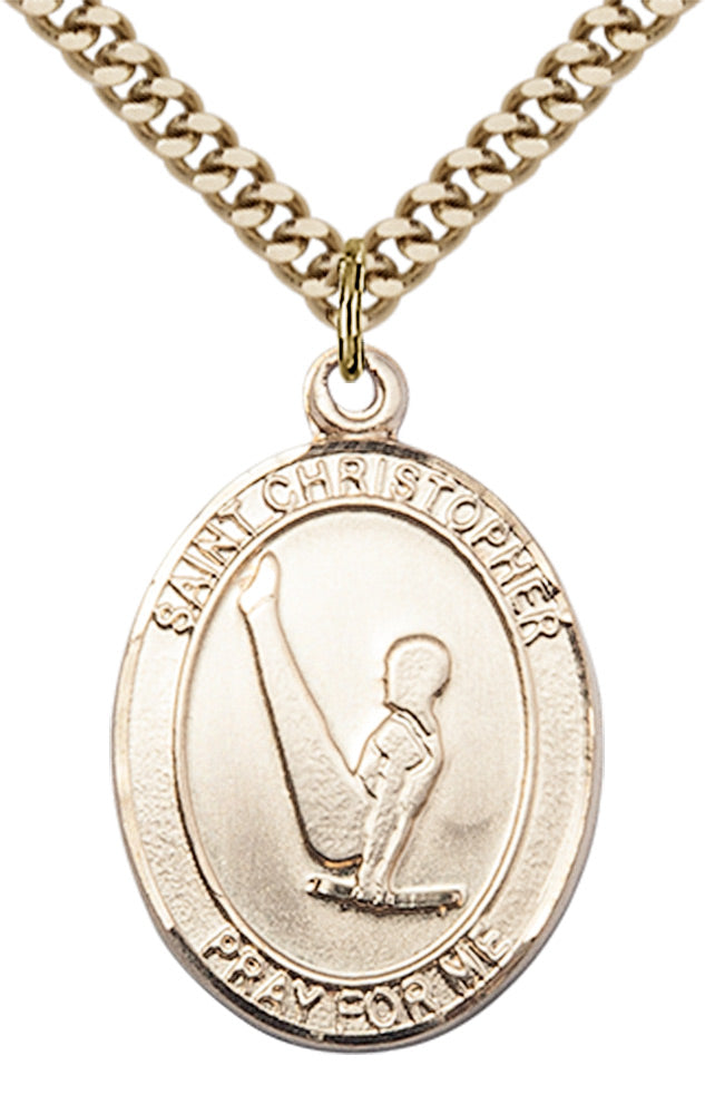 Saint Christopher Gymnastics Pendant
