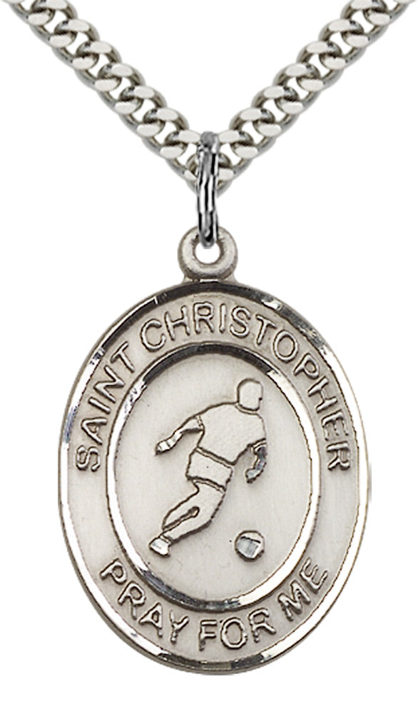 Saint Christopher Soccer Pendant