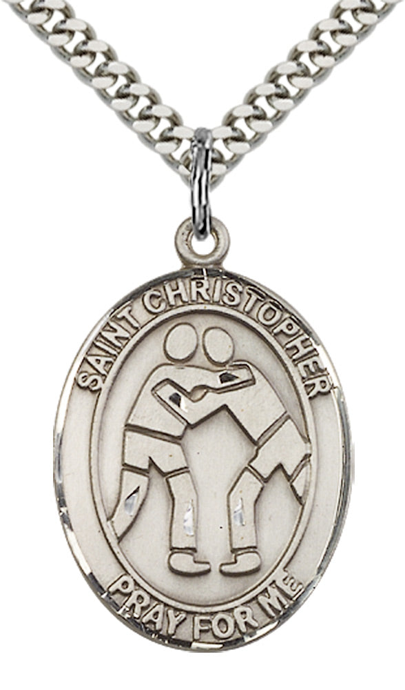 Saint Christopher Wrestling Pendant