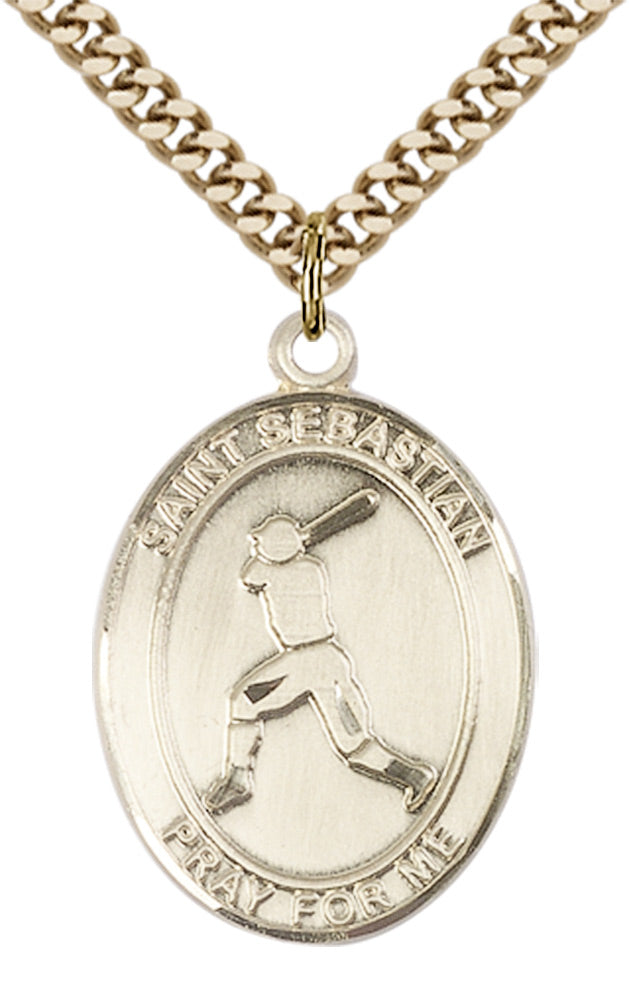 Saint Sebastian Baseball Pendant